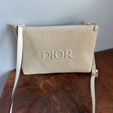 The Junco Crossbody Bag - Raffia Dior