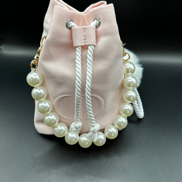 The Junco Pearl Handbag  - Pale Pink Dior