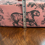 The Tote Bag - Canvas Dior in Pink/Gray
