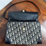 The Junco Shoulder Bag - Vintage Dior Trotter in Navy