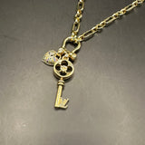 Upcycled LV Necklace