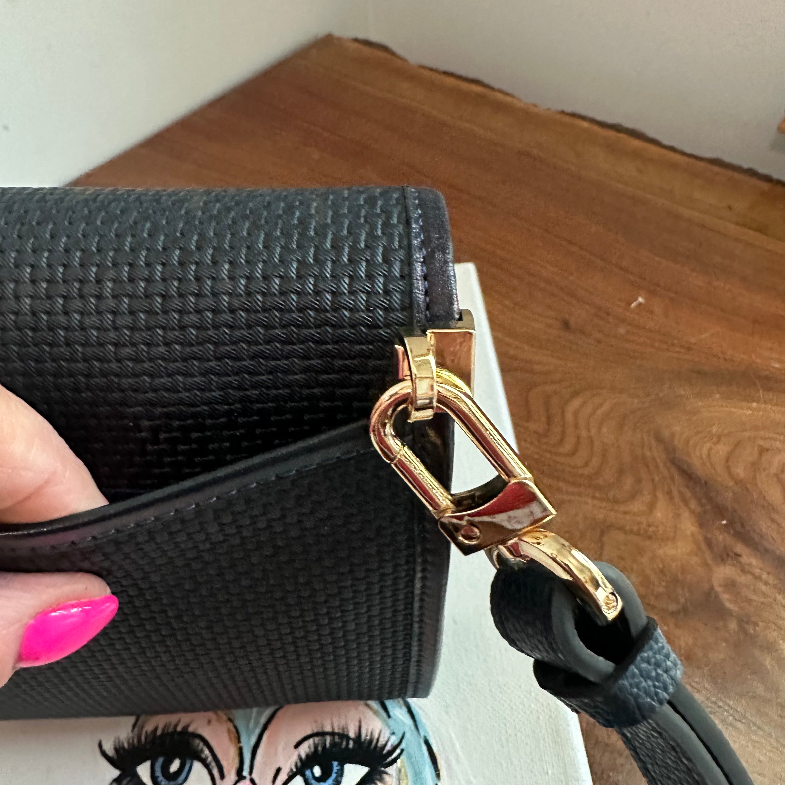 The Junco Crossbody - Vintage YSL in Navy