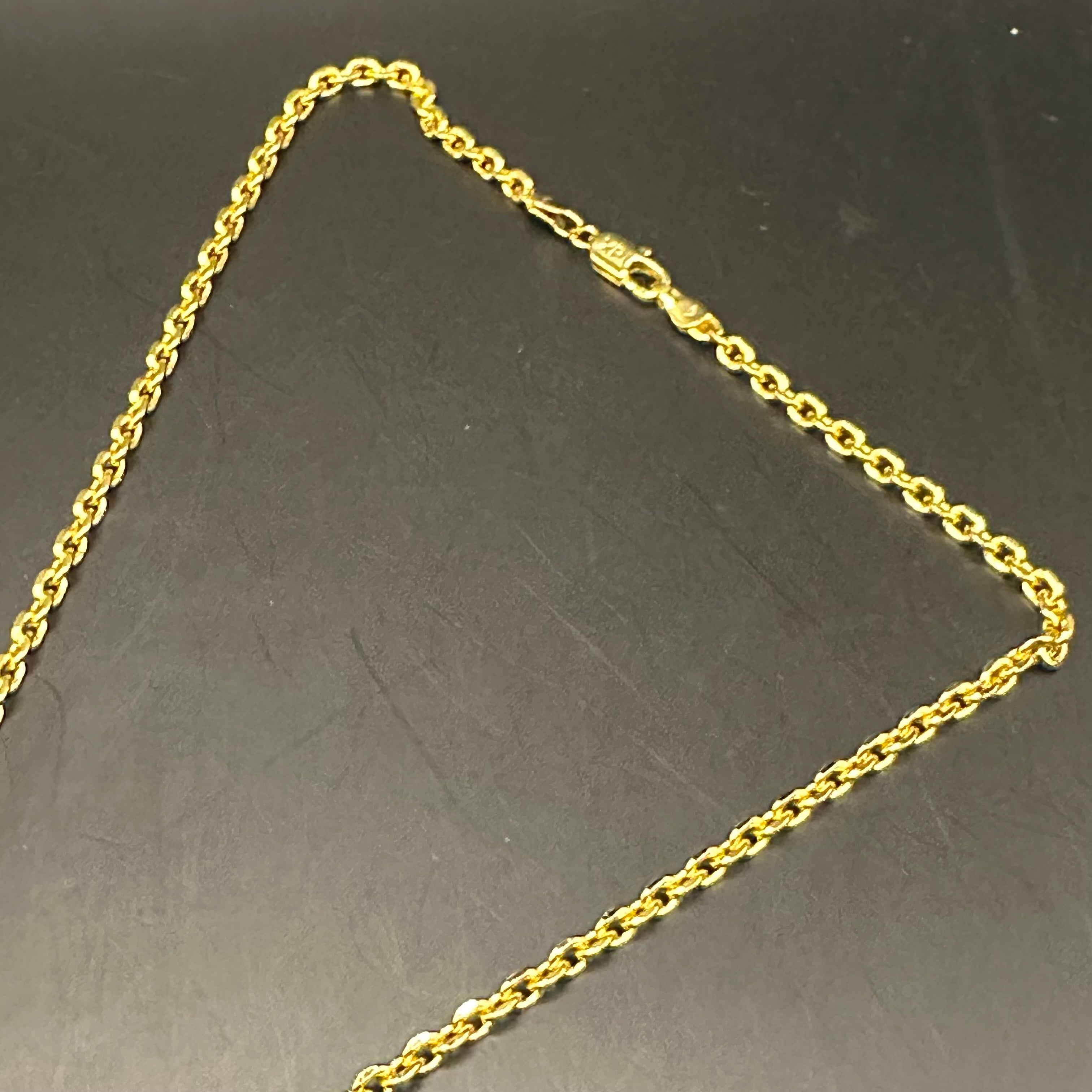 Repurposed LV Keyring with Blingy Heart Charm Necklace