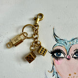 Upcycled Louis Vuitton Padlock Bag Charm