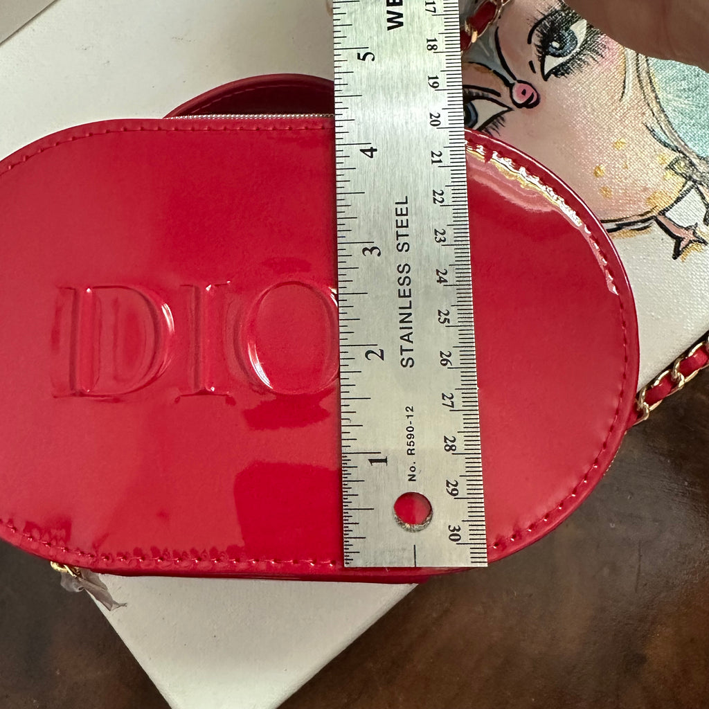 The Junco Crossbody Bag - Oval Dior in Red
