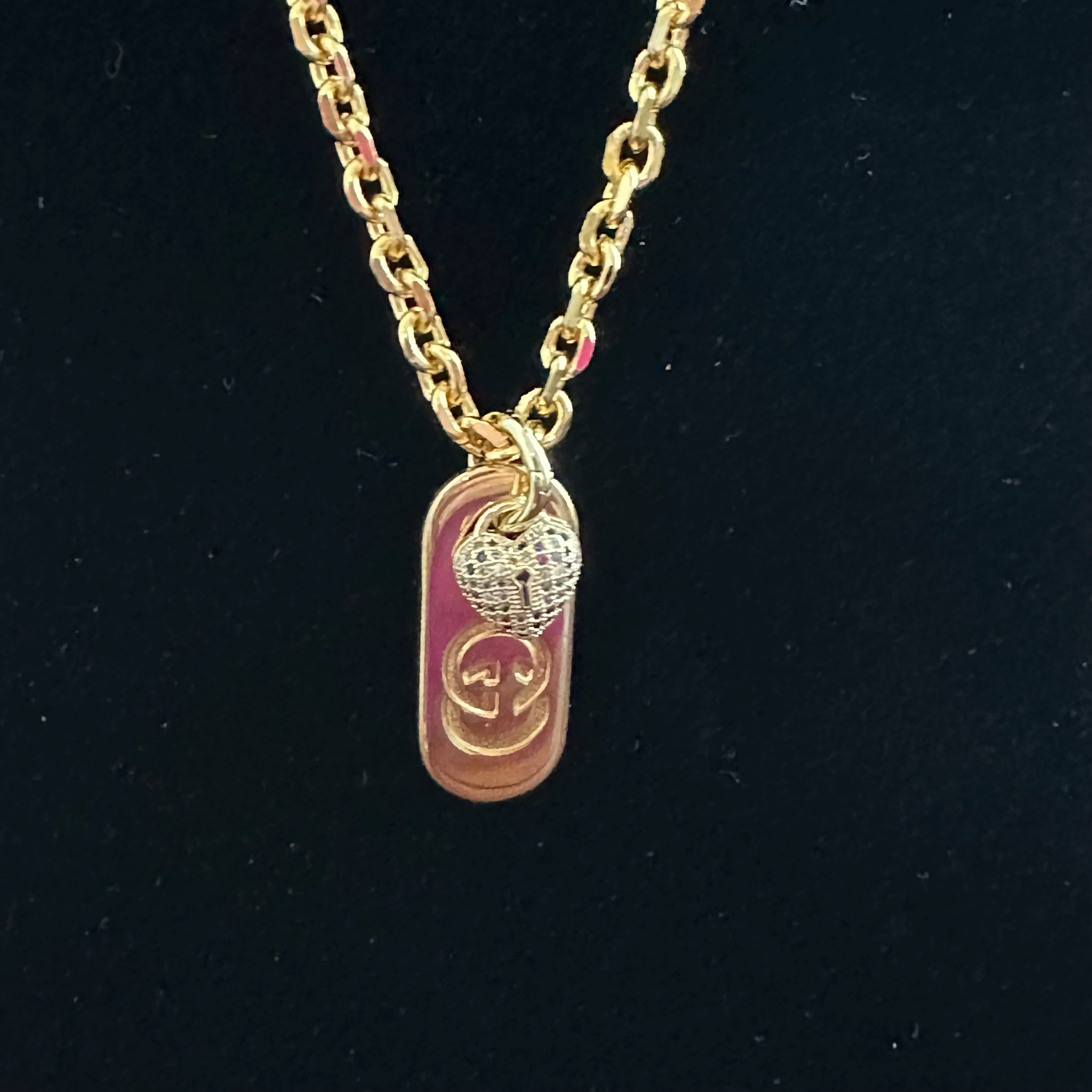 Upcycled Gucci Necklace