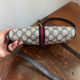 The Junco Crossbody - Vintage Gucci GG Crossbody in Navy