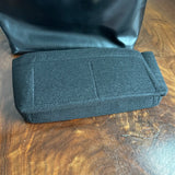 The Grackle - Vintage Gucci Bamboo Shoulder Bag in Black Leather