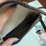 The Handmade Junco Crossbody - Vintage Monogram  LV in Dark Brown