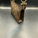 The Junco - Vintage Monogram Pouch Wristlet