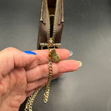 The Junco - Vintage Monogram Pouch Wristlet