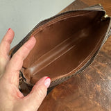 The Junco Crossbody Bag - Vintage Monogram in Black