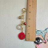 Upcycled LV Bag Charm Sets