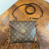 The Western Fringe Junco Crossbody - Vintage Monogram LV