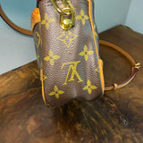 The Sparrow Crossbody - Vintage Monogram in Vachetta with Braiding