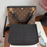 The Swan Crossbody - Upcycled Vintage LV Monogram in Black