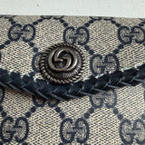 The Junco Wallet - Navy Vintage Gucci GG