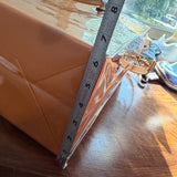 The Large LV Tote/Crossbody Bag - Classic Orange with Organizer Insert