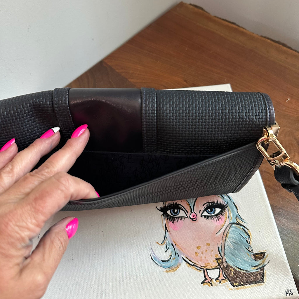 The Junco Crossbody - Vintage YSL in Navy