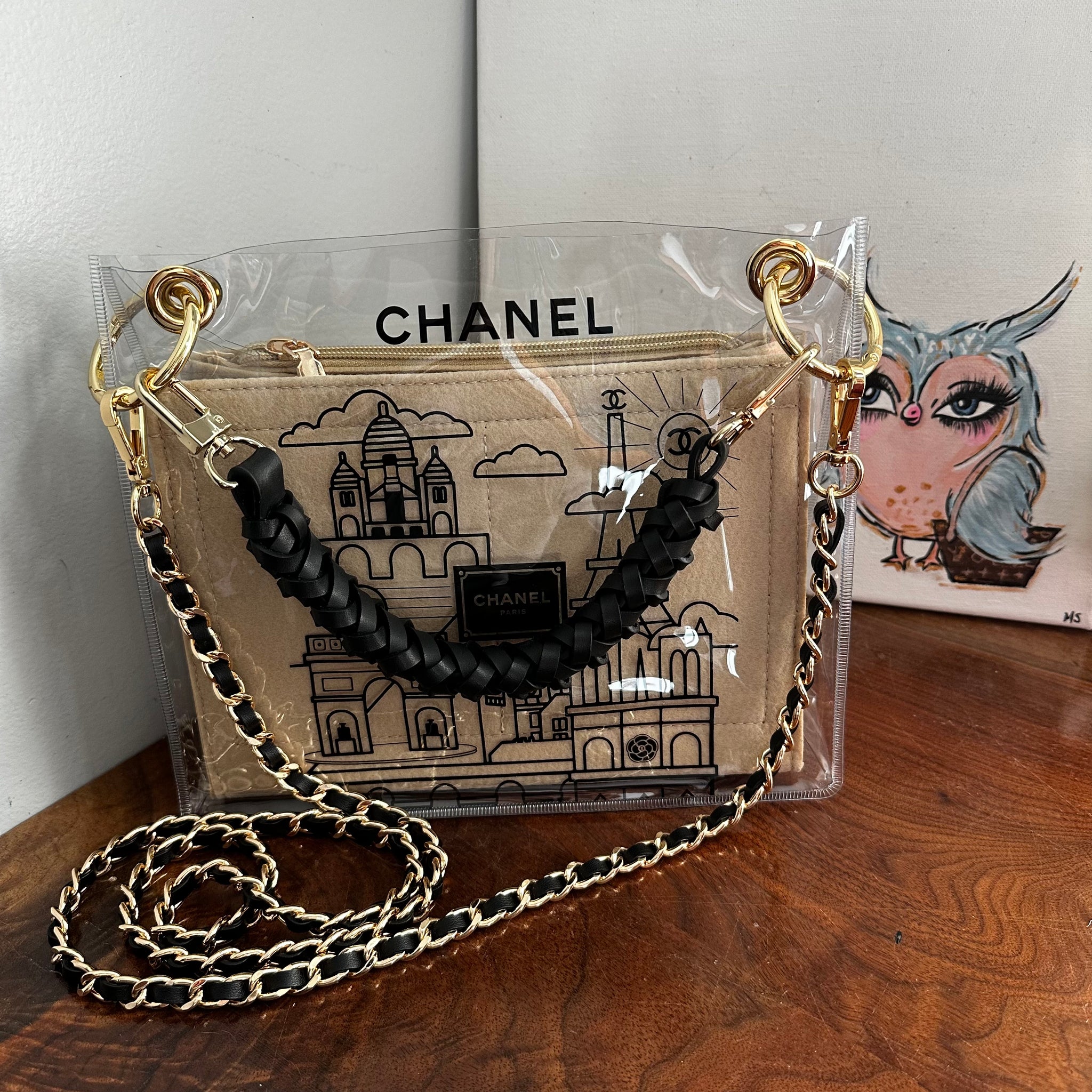 The Clear Swan - Chanel Crossbody/Handbag – Beauty Bird Vintage