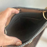 The Swan Crossbody - Vintage LV Monogram in Black