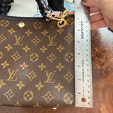 The Swan Crossbody - Upcycled Vintage LV Monogram in Black