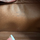 The Junco Crossbody - Vintage Monogram in Tan