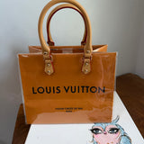 The Tote Bag - Classic Orange LV Bag (10x8x6)