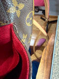 The Junco Crossbody - Vintage Monogram  LV in Vachetta