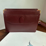 The Junco Crossbody - Vintage Cartier in Bordeaux