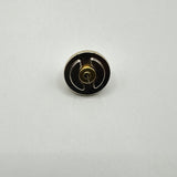 Upcycled Pearl/Gold Gucci Button Earring Studs
