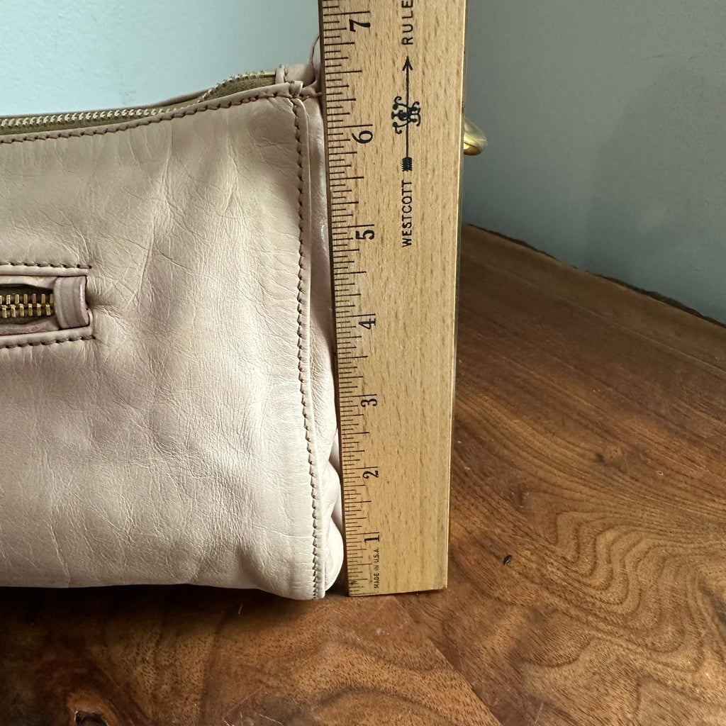 The Junco Shoulder Bag - Vintage Prada in Beige Pink Leather