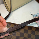 The Swan Crossbody - Vintage Damier Centenaire in Brown