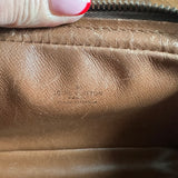 The Junco Crossbody Bag - Vintage Monogram in Black