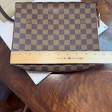 The Swan Crossbody - Vintage Damier Centenaire in Brown