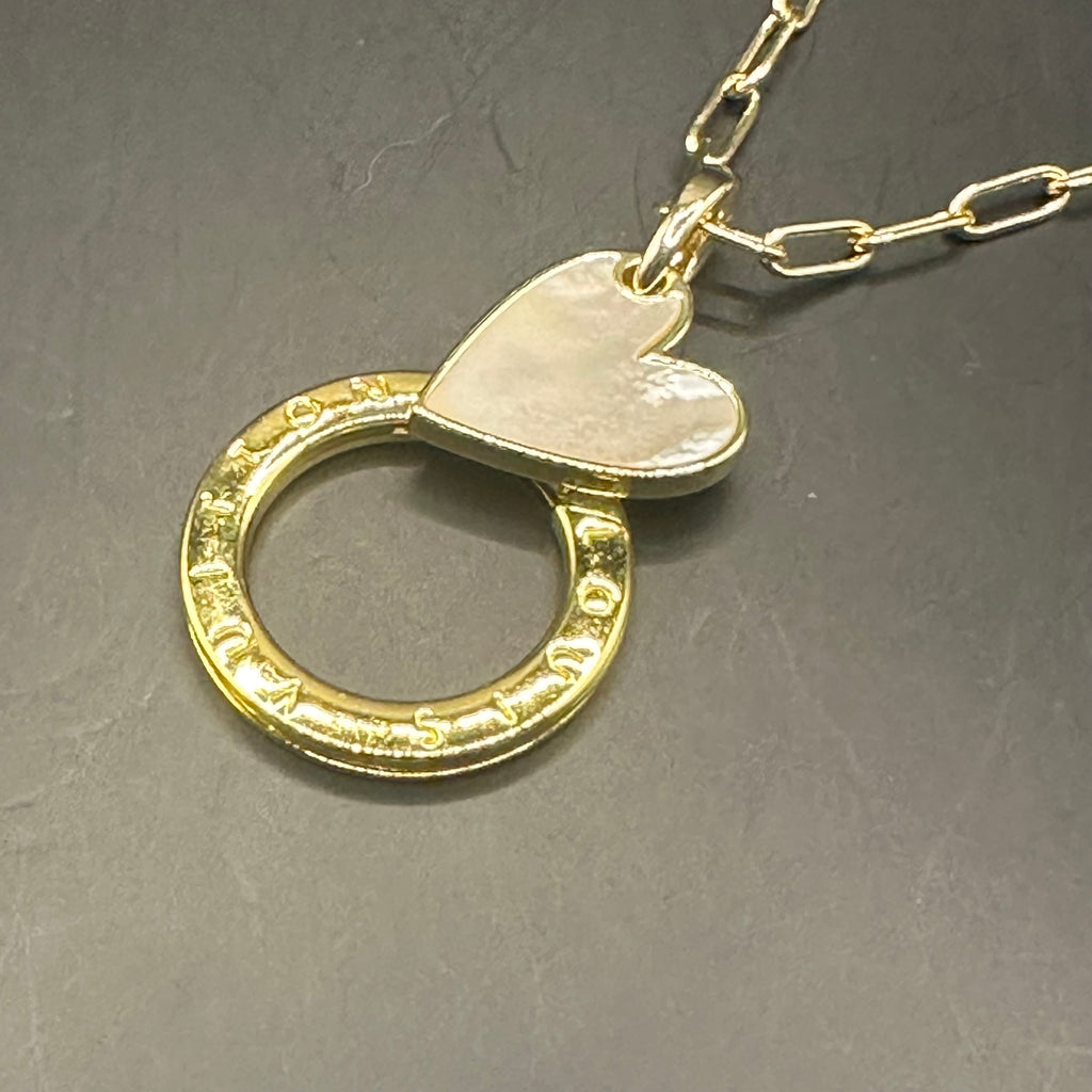 Repurposed LV Necklace