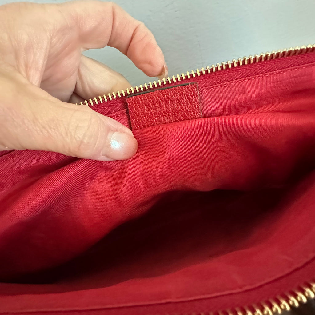 The Junco Crossbody - Red/White/Blue Vintage Gucci GG