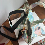 The Crossbody Tote Bag - Canvas Gucci Tiger (with black GG charm)