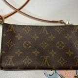 The Junco Wristlet - Upcycled LV Monogram