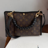 The Swan Crossbody - Vintage LV Monogram in Black