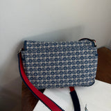 The Peacock Messenger - Gucci Canvas in Blue & Red