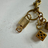 Am I Lucky ... Bag Charm/Keychain with Authentic LV Padlock