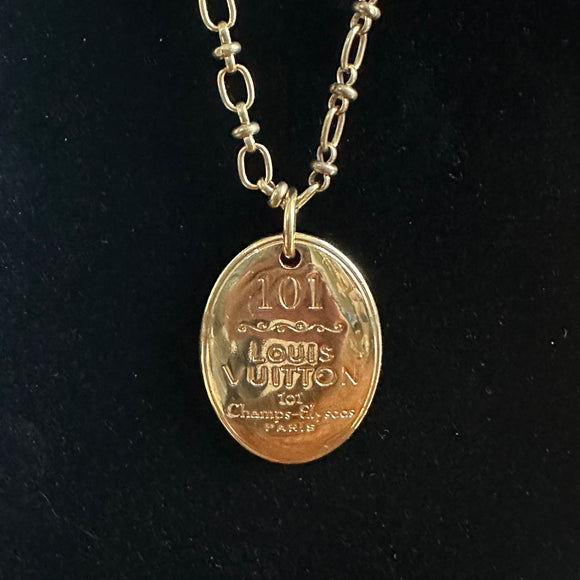 Upcycled Louis Vuitton Necklace
