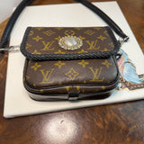 The PM Quail Shoulder/Crossbody - LV Monogram in Black (TWO straps)