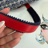 The Peacock Messenger - Gucci Canvas in Blue & Red