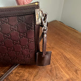 The Junco - Vintage Gucci Guccissima Crossbody Bag in Brown