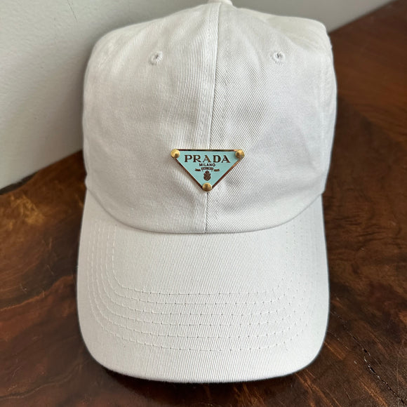 Upcycled Prada Tag Hat