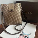 The Swan Messenger - Vintage Gucci in Golden Bronze