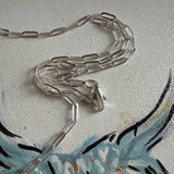 Oval LV Necklace - Silver