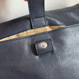 The Peacock Crossbody - Vintage Suede Jimmy Choo in Navy